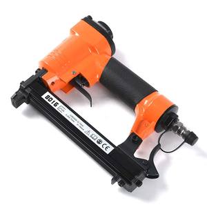 Pistolet agrafeur <span class=keywords><strong>pneumatique</strong></span> industriel pour le bricolage, agrafeuse à air pour le bois, machine à agrafes décoratives 1/4" 8016 21GA, outils portables pour la fabrication et la réparation de meubles - Product Image 5