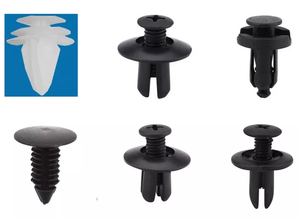 100 Stück Auto Kunststoff Auto Push Retainer Tür verkleidung Verkleidung clips & Karosserie befestigungen Sortiment Kotflügel Niet Stoßstange Kit Set - Product Image 6
