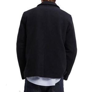 Manteau pour <span class=keywords><strong>homme</strong></span>, veste en <span class=keywords><strong>laine</strong></span>, style tendance, vente en gros, OEM, 2023 - Product Image 2