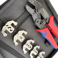 Kit de herramientas de reparación de red de enchufe modular múltiple, alicates de crimpado RJ45, Cable Lan Tester, cortador, pelador, herramientas de prueba para FTTH