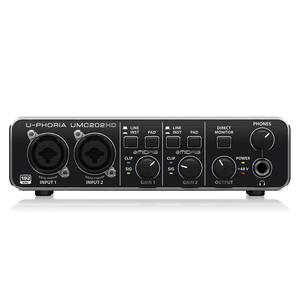 Behringer UMC202HD 2-In/2-Out USB مع 2 Midas Preamps & 48V Phantom Audio - Product Image 4