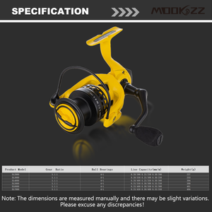 Moulinet spinning DL2000-7000 tout métal 5.1:1 rapport de vitesse 10kg Max glisser 4 + 1BB moulinet de pêche Surf longue coulée pour eau salée et eau douce - Product Image 5