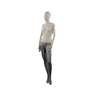 <span class=keywords><strong>Mannequin</strong></span> personnalisé haut de gamme recouvert de tissu couture couleur contrastante <span class=keywords><strong>Mannequin</strong></span> en fibre de verre base en métal <span class=keywords><strong>sur</strong></span> pied en vente - Product Image 4
