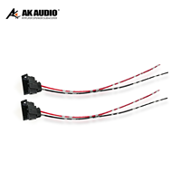 Câble de haut-parleur non destructif AK-WH110 pour système audio de voiture Volkswagen, série Tweeter, avec faisceau de câbles en cuivre