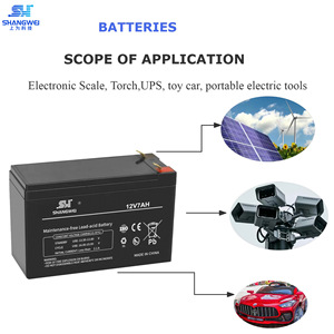 Shangwei 12V7Ah Lead Acid <b>Battery</b> Maintenance Free For UPS <b>Backup</b> Power - Product Image 2