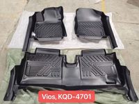 Nouveaux accessoires intérieurs de voiture au design moderne, tapis de coffre de voiture durables en TPE, tapis de sol de voiture adaptés à la Toyota Vios Yaris Sedan