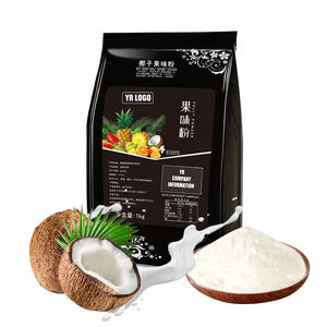 YUECHUANXIANG Préparation instantanée de crème non laitière aromatisée à la fraise pour Bubble Tea et Thé au lait, additifs en poudre, sachets, durée de conservation 12 mois - Product Image 4