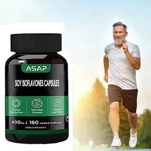 Capsules d'isoflavones de soja de supplément de santé cardiovasculaire antioxydant naturel de marque privée de vente chaude - Product Image 1