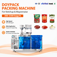 Machine de remplissage et de scellage entièrement automatique pour sachets Doypack, machine d'emballage pour sauce tomate et mayonnaise