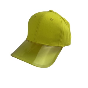 Visera transparente personalizada Protección solar Deportes <span class=keywords><strong>SPF</strong></span> <span class=keywords><strong>50</strong></span> Adulto Cómodas gorras de béisbol ajustadas - Product Image 3
