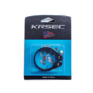 Krsec Lightweight Universal Aluminum Alloy Bicycle Parts Black Seat Post Locking <b>Clip</b> Ring Lock for Mountain Bike Seat Tube - Product Image 4