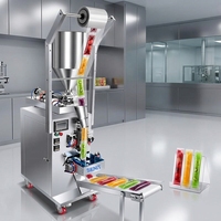 Machine d'emballage automatique haute productivité pour bâtonnets de glace, alimentée par moteur, pour sacs en plastique/film pour l'industrie alimentaire