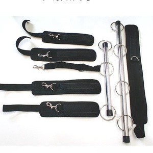 Meilleures ventes : Barre d'écartement en acier, Menottes de cheville et de poignet, Collier de cou, Menottes de pied, Manilles SM – Outil de jeu érotique pour femmes - Product Image 4