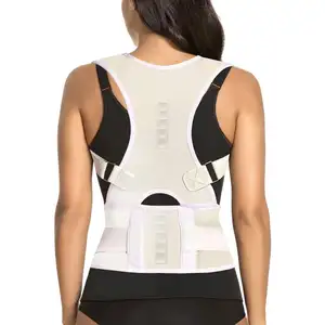Lumbar Back Support Belt Magnetic Thoracic Back Brace Posture Corrector