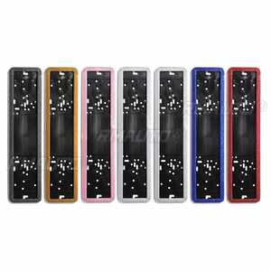 2 Piezas, Marco para Placa de Matrícula Delantera y Trasera, Acrílico, Acero Inoxidable, Cristales, Diamantes, Marco para Placa de Matrícula Europea, Soporte para Placa de Matrícula - Product Image 5