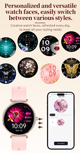 Nuevo Reloj Inteligente I232 Elegante para <span class=keywords><strong>Mujer</strong></span>, Pantalla AMOLED HD Grande de 1.32 Pulgadas, Monitor de Sueño, Frecuencia Cardíaca, Oxígeno en Sangre, Rastreador de Actividad, Resistente al Agua IP68 - Product Image 3