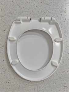 Siège <span class=keywords><strong>de</strong></span> toilette UF résistant à l'humidité, en Duroplast, fermeture douce, charnière en acier inoxydable, matière première vierge, certifié CE REACH, pour usage domestique en UE - Product Image 4