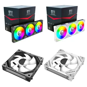 Ventiladores ARGB RGB de 5V, 120*120*25mm, Rodamiento de Bolas, 4 Pines, 68.5CFM, 29.2dBA, Sistema de Refrigeración - Product Image 1