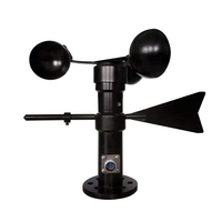 Sensor angin terintegrasi, kecepatan dan arah Sensor mekanis tiga cangkir Sensor kecepatan angin Modbus RS485 dan 4-20mA berkomunikasi