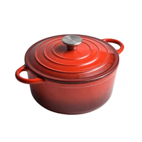 Juegos de Utensilios de Cocina de Hierro Fundido Esmaltado Antiadherentes Personalizados de Alta Calidad para el Hogar y la Cocina, Venta al por Mayor