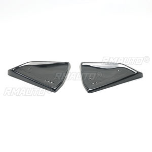 2 Pcs <b>Car</b> Rear Bumper Corner <b>for</b> Chevrolet Corvette C7 2014-2019 Side <b>Diffusers</b> Splitter Spoiler Glossy Black Carbon Fiber Look - Product Image 4