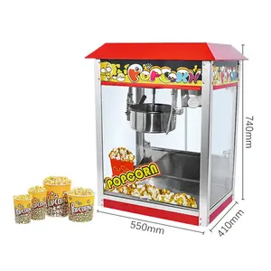 2023 Hot Sale China Industrial Commercial Electric Automatic Popcorn Maker Popcorn Making Machine Pop Corn Machine For Cinema