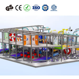 Nieuwe ontwerp kinderspeelplaats binnen, zachte speelplaats voor kinderen, plastic binnen speeltuin, interactieve wandprojectiespellen - Product Image 2