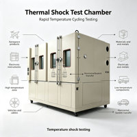 Hochstabile Thermoschock-Testkammer mit Edelstahl-Innentank Schnelle Temperaturwiederherstellung Testkammer für Elektronische Produkte