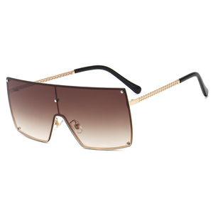 25937 Superhot Eyewear 2020 Fashion Chain Style Temple Flat Top Women Shades Lunettes <span class=keywords><strong>de</strong></span> <span class=keywords><strong>soleil</strong></span> - Product Image 2