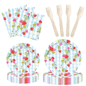 Platos de Papel para Fruta DAMAI, Decoraciones para Fiestas de Cumpleaños de Verano, Vajilla Desechable para Fruta, Artículos para Fiestas, Recuerdos para Niñas - Product Image 4