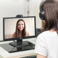 C270 Mini 720p USB 2.0 Web Kamerası, Dizüstü Bilgisayar/PC Konferansları için Dahili Mikrofonlu, CMOS Sensör 3MP 30fps