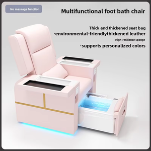 Nuevo Modelo de Lujo para Salón de Belleza, Silla de Pedicura para el Cuidado de Pestañas, con Masaje Eléctrico, Iluminación de Siete Colores y Control Inteligente - Product Image 4