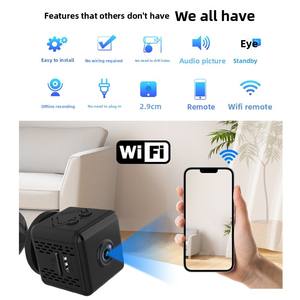 X6d Wifi Mini Ip Camera Outdoor Nacht Versie Hd Beveiliging Camcorder Met Spraak & Video Recorder H.265 Bewegingsdetectie - Product Image 3