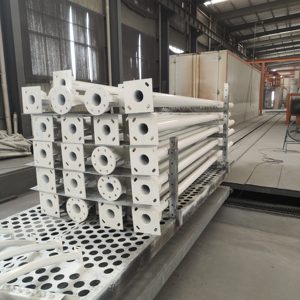 Precio al por mayor: Poste de iluminación cónico de 4m, 6m, 8m, 10m, 12m con recubrimiento externo de polvo electrostático para contratistas y EPC - Product Image 5
