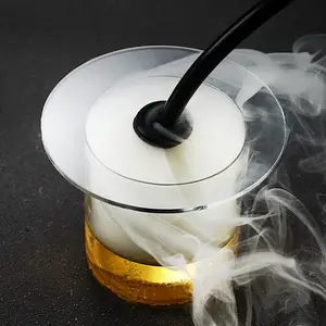 Peralatan koktail memasak molekul campuran tutup asap akrilik Bar peralatan asap komersial Aksesori asap