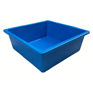 Bassin d'élevage temporaire en fibre de verre intégré et personnalisable pour l'aquaculture, idéal pour l'élevage de <span class=keywords><strong>Ranchu</strong></span>, de poissons et d'animaux aquatiques, de forme rectangulaire longue, utilisable comme aquarium. - Product Image 1