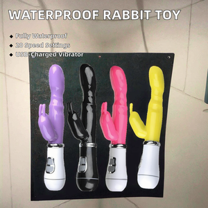 All'ingrosso USB ricaricabile coniglio vibratore discreto imballaggio impermeabile giocattoli del <span class=keywords><strong>sesso</strong></span> per adulti sensuali massaggiatori per le donne - Product Image 2
