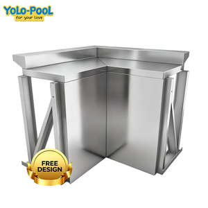 <span class=keywords><strong>Piscina</strong></span> Prefabricada de Acero Sobre el Suelo, <span class=keywords><strong>Piscina</strong></span> Comercial al Aire Libre para Adultos con Marco de Acero Inoxidable para <span class=keywords><strong>Gimnasio</strong></span> o Club - Product Image 2