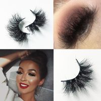 Lot de faux-cils 3d en vison, coffret d'emballage personnalisé, de qualité supérieure, 25mm, vente en gros, nouveauté 2020