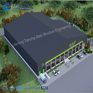 <span class=keywords><strong>Garage</strong></span> automobile préfabriqué en acier, atelier à deux étages en structure métallique - Product Image 6