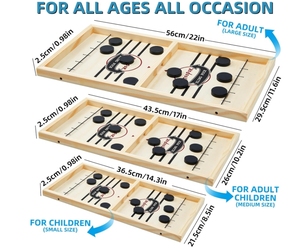 Table de baby-foot SLT à <span class=keywords><strong>action</strong></span> rapide, jeu de hockey sur air en <span class=keywords><strong>bois</strong></span> Super Winner - Product Image 4
