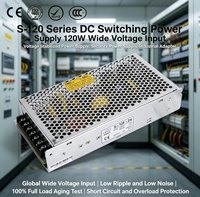 S-120-24 de stockage d'énergie d'alimentation à découpage extérieure 5a 12V/24V avec certification CE RoHS pour caméra de vidéosurveillance sécurité à domicile