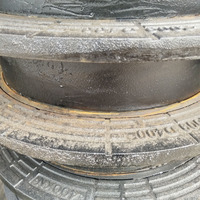 Couvercle de manhole à large bord anti-affaissement, épaisseur de la couverture 24 mm