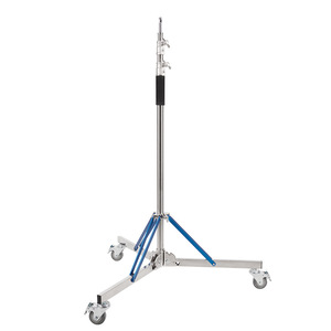 Op Maat Gemaakte Lichtstandaard Rvs Heavy Duty Studio Verlichting Met Wielen Verstelbaar Statief Stand Casters - Product Image 2