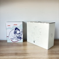 Caja de Envío de Cartón Corrugado Rígido Reciclado Ecológico Personalizado con Asa para Vodka, Tequila, Whisky, Refrescos y Bebidas Energéticas