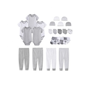 Conjunto <span class=keywords><strong>de</strong></span> 24 trajes como en la imagen para bebé, mono <span class=keywords><strong>de</strong></span> color sólido + sombrero + calcetines + guantes + Pantalones, mono <span class=keywords><strong>de</strong></span> <span class=keywords><strong>bienvenida</strong></span> para bebé recién nacido - Product Image 1