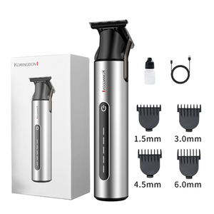 Waterproof <b>T</b> <b>Blade</b> Beard <b>Trimmer</b> USB Rechargeable Electric Hair Clippers Stainless Steel <b>Blades</b> IPX6 for Men Hair Cut - Product Image 1