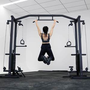 Machine de croisé de câble pour adultes, appareil multifonctionnel professionnel pour entraîneur, avec élément de poids de 140 kg, en acier allié - Product Image 3