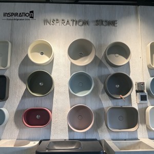 Lavabo autoportant en béton <span class=keywords><strong>à</strong></span> grande capacité pour villas de luxe, halls d'hôtels et solutions de conception de salles de bain complètes - Product Image 3