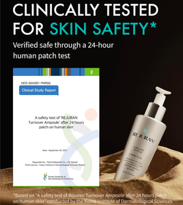 Ampolla REJURAN Turnover C con PDRN, ADN de salmón, sérum facial rejuvenecedor, reafirmante, hidratante, que refina la textura de la piel, cuidado de la piel coreano. - Product Image 4